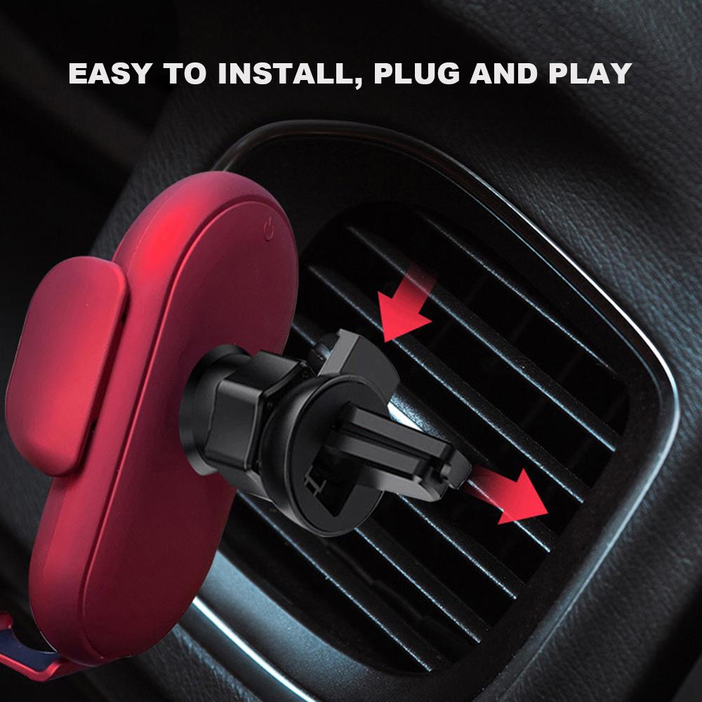 Car Wireless Charger Phone Holder Infrared Induction Fast Charger SP