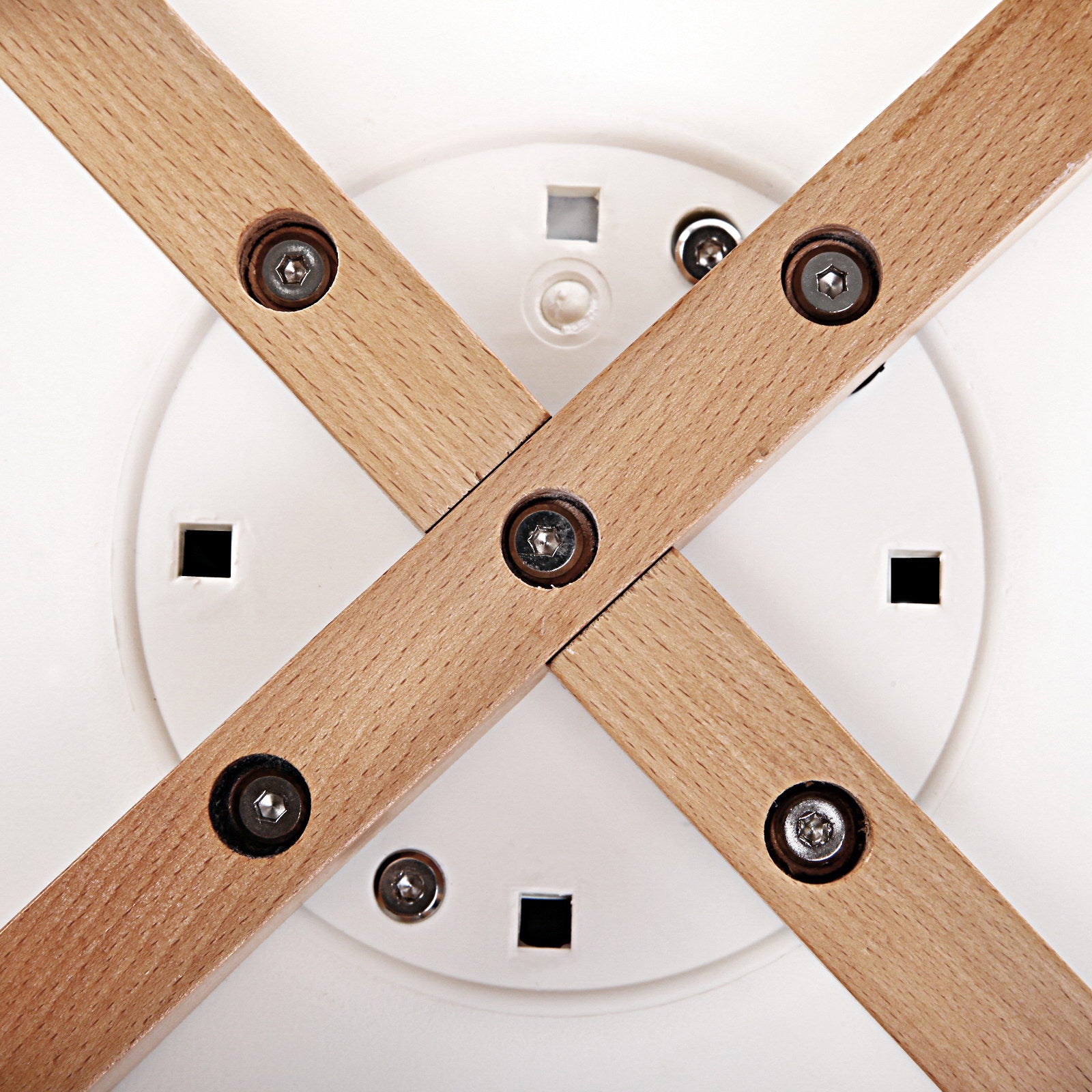 Artists Set of 4 White Padded Dining Chair