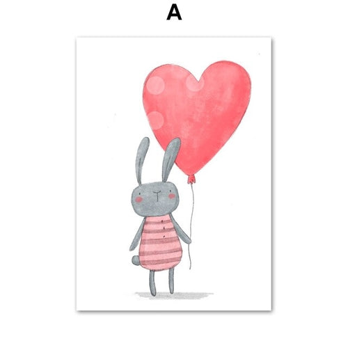 Children Watercolor Canvas Print