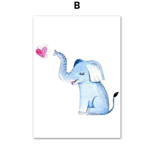 Children Watercolor Canvas Print