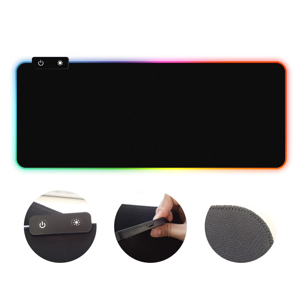 RGB Soft Large Gaming Mouse Pad Non-Slip Oversize Glowing Led Extended