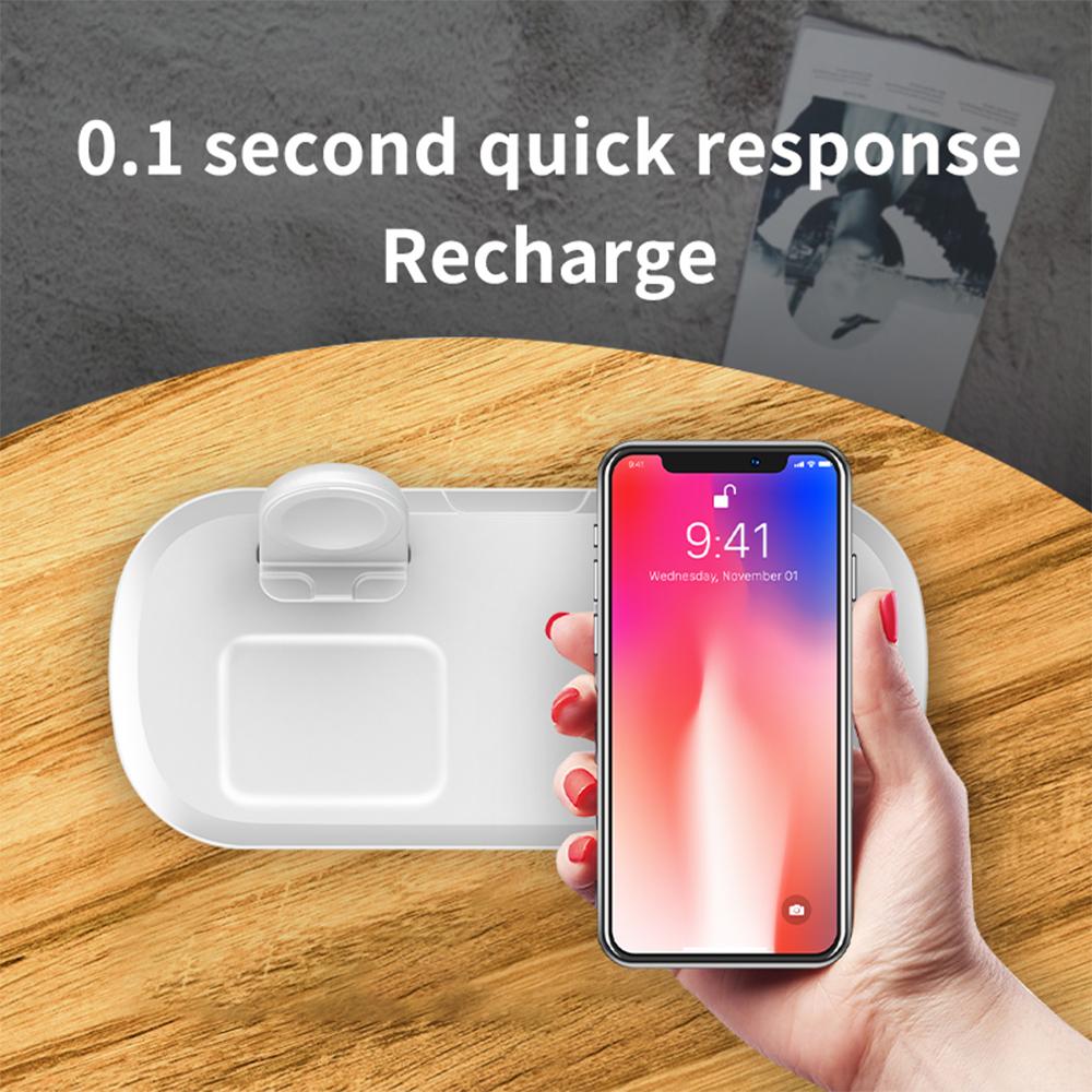 15W 3 In 1 Fast Wireless Charger For Iphone 12 iWatch AirPords SP