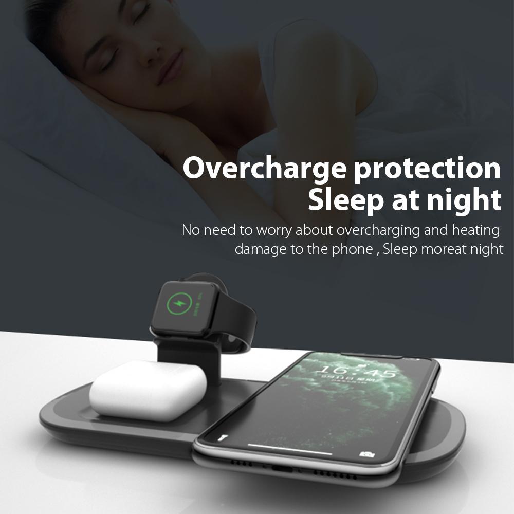 15W 3 In 1 Fast Wireless Charger For Iphone 12 iWatch AirPords SP