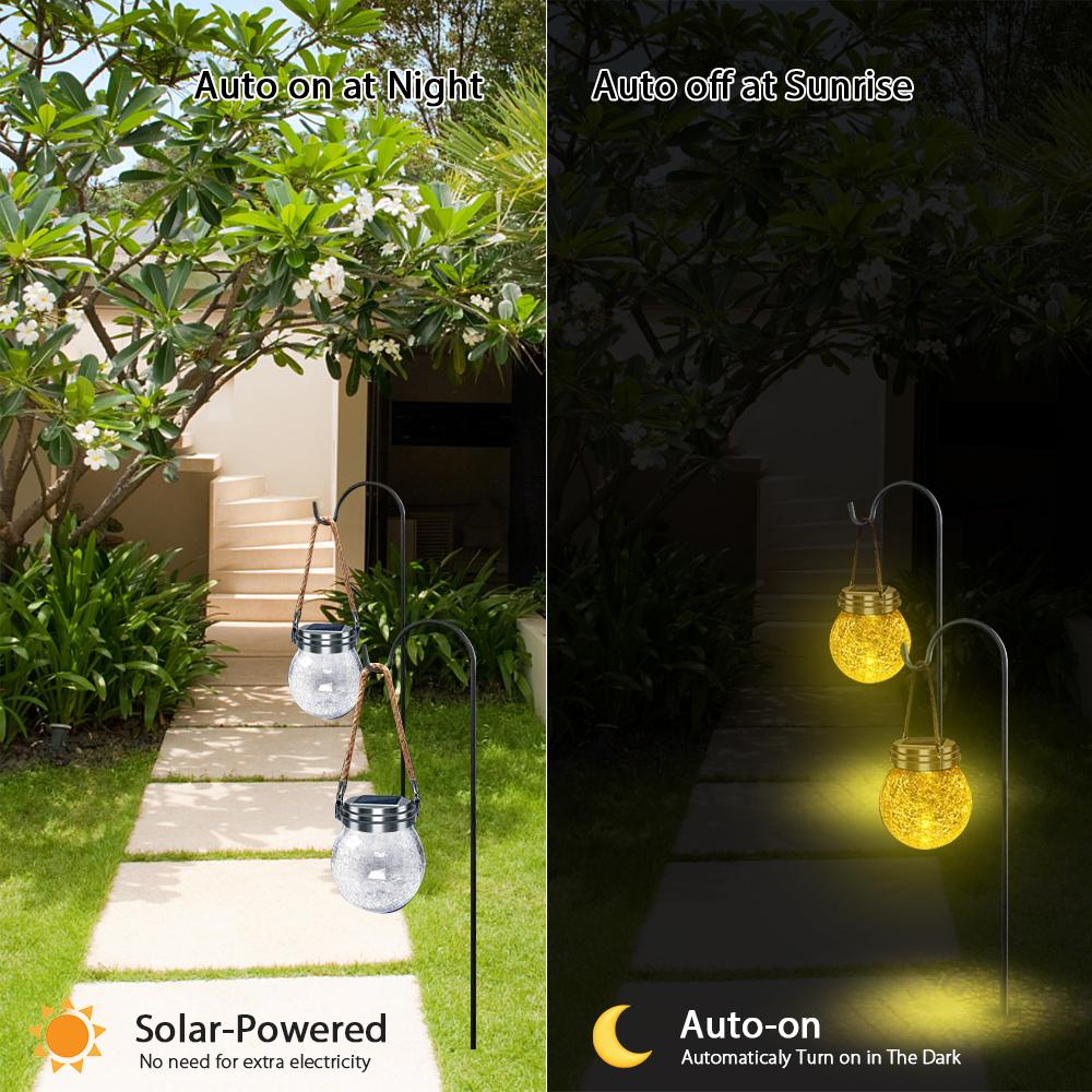 Outdoor Waterproof Solar Crack Bottle 20 Light