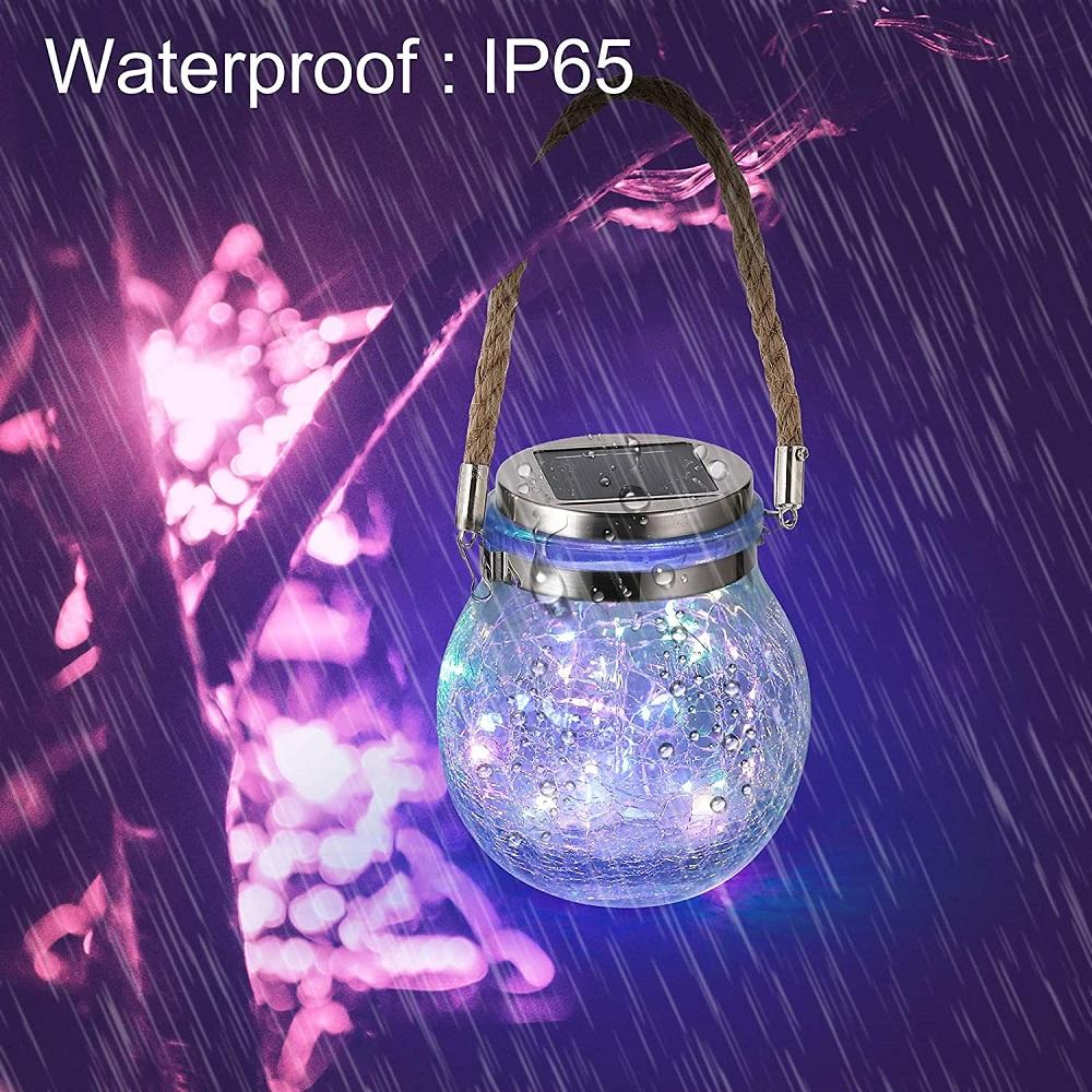 Outdoor Waterproof Solar Crack Bottle 20 Light