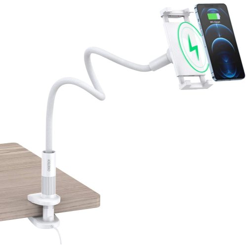 Flexible Arm's Smartphone Holder with Wireless Charger